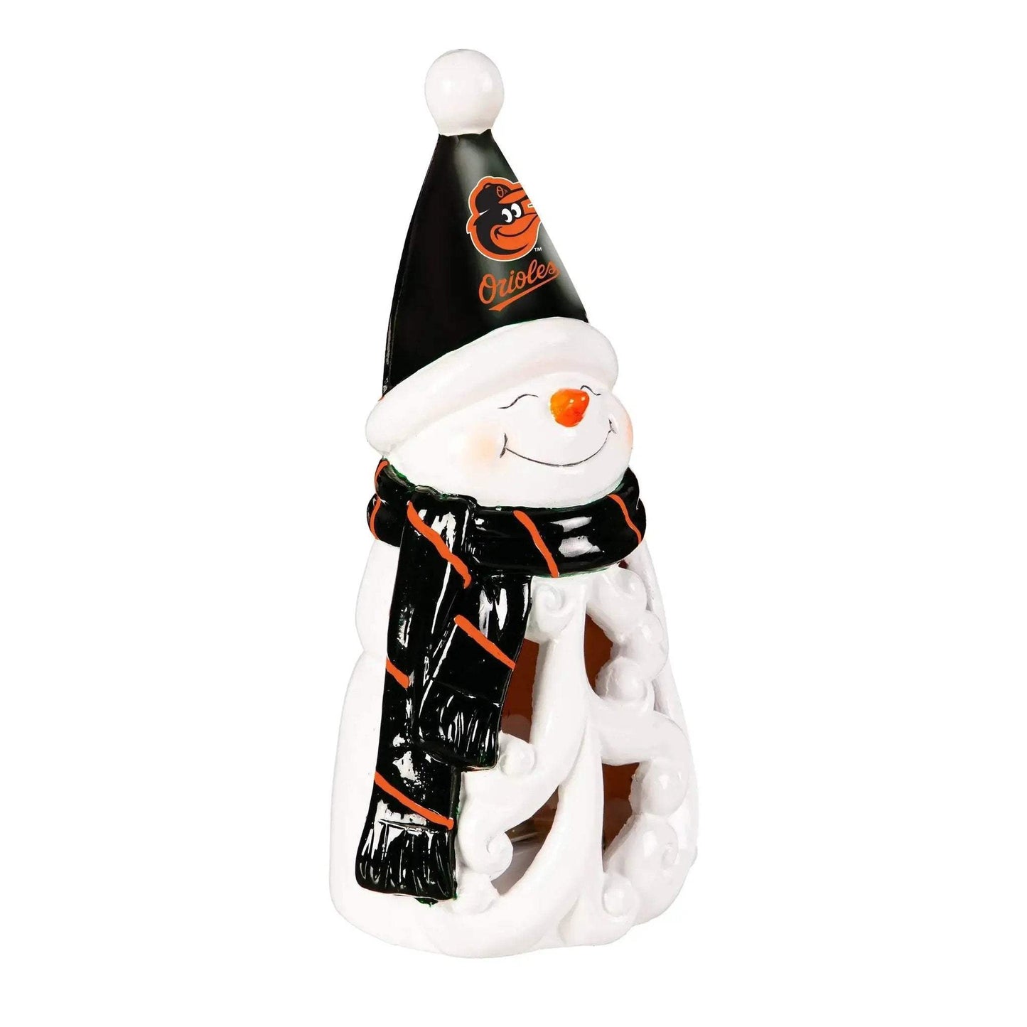 Baltimore Orioles 8 Inch LED Snowman Statue Holiday Decor - ToylandEU™