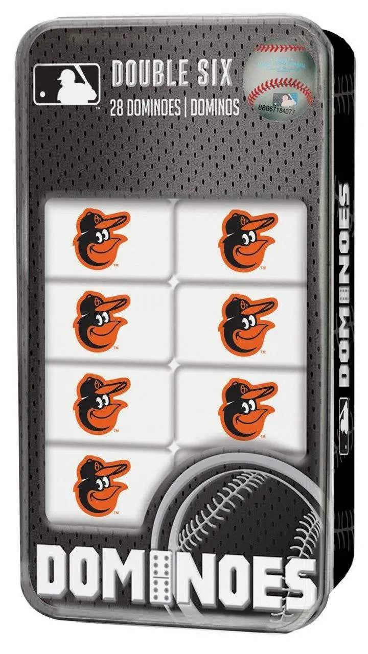 Baltimore Orioles Dominoes Set Collectible Tin Team Logo - ToylandEU™