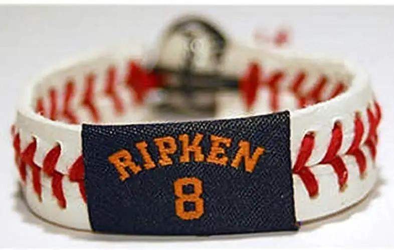 Baltimore Orioles Leather Bracelet Cal Ripken Jr Bead - ToylandEU™