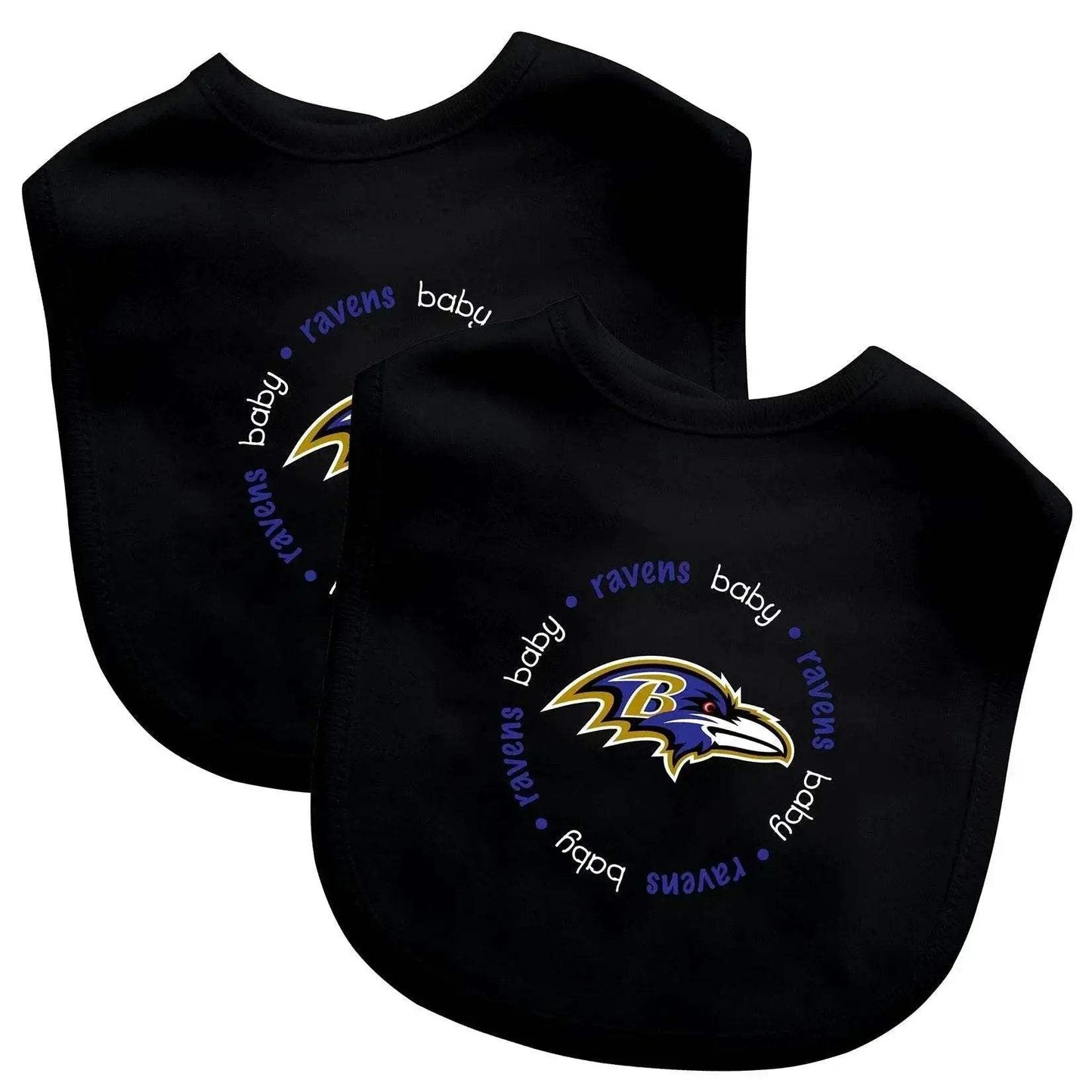 Baltimore Ravens Baby Bibs 2 Pack Officially Licensed Logo - ToylandEU™