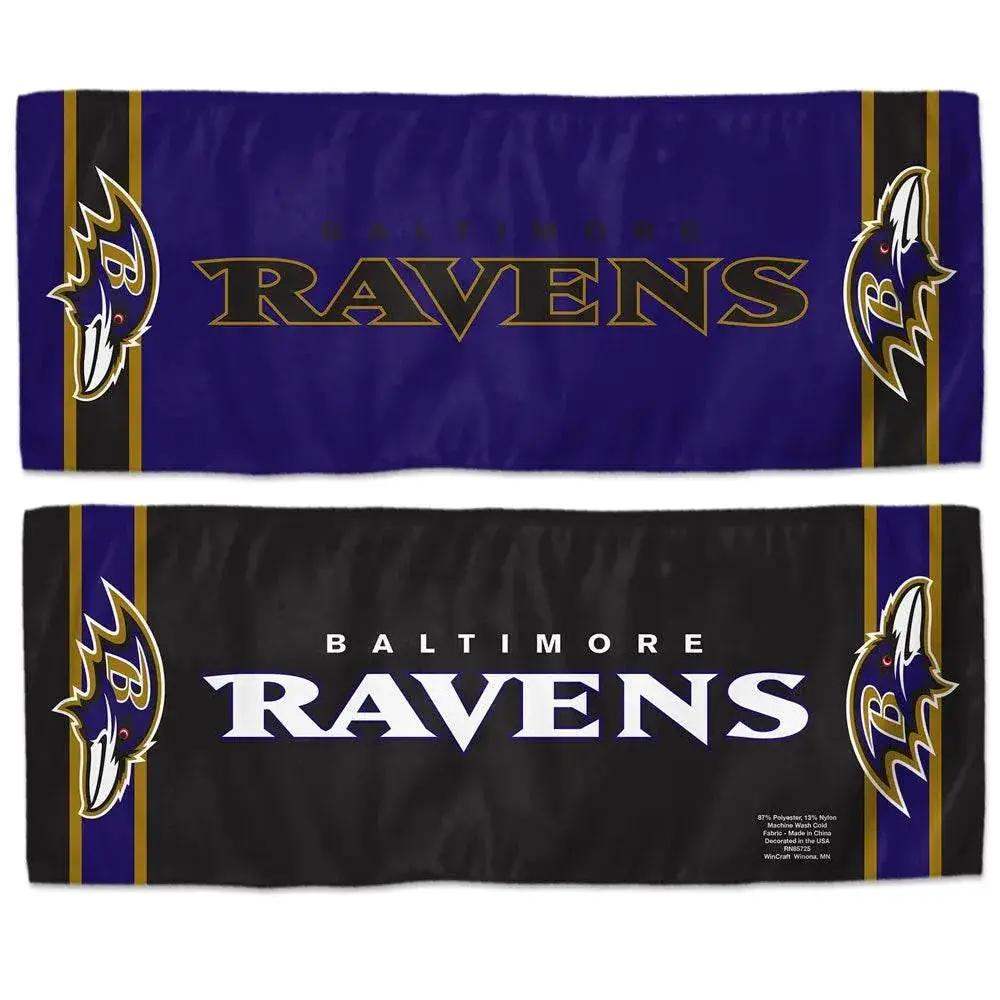 Baltimore Ravens Cooling Towel 12x30 Performance Polyester - ToylandEU
