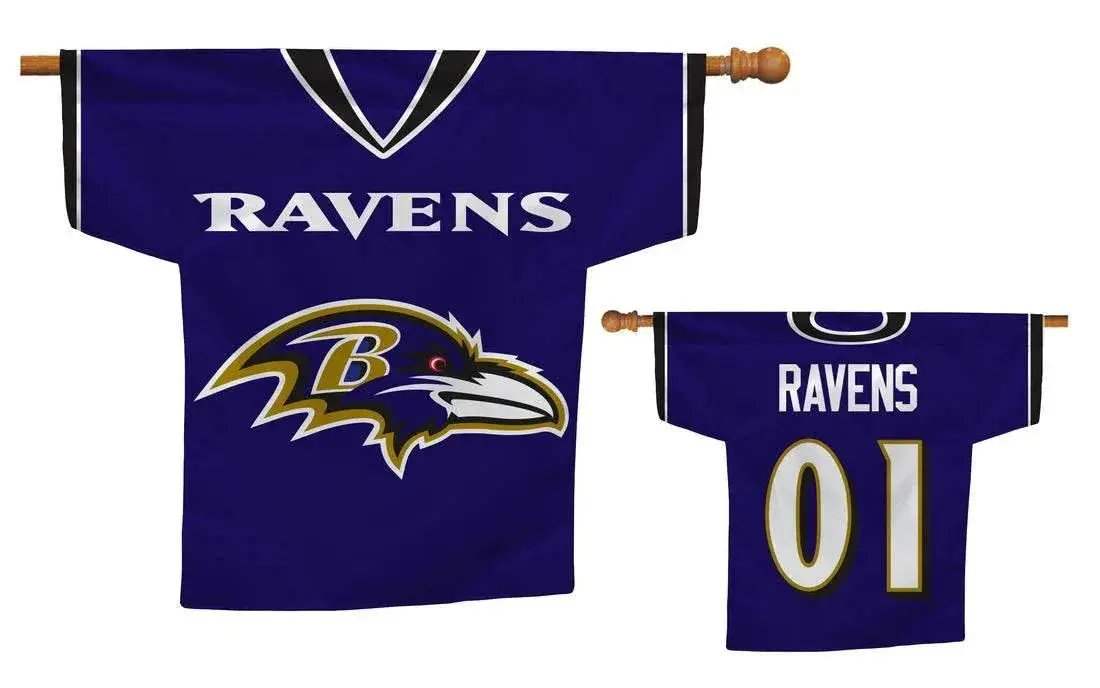 Baltimore Ravens Flag Jersey Design Co Fan Apparel Gear - ToylandEU™