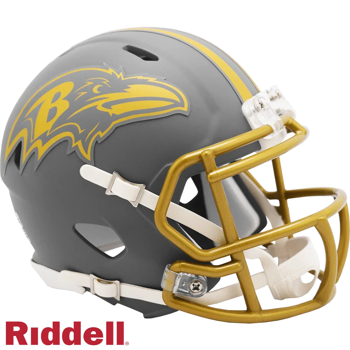 Baltimore Ravens Helmet Riddell Replica Mini Speed Slate - ToylandEU™