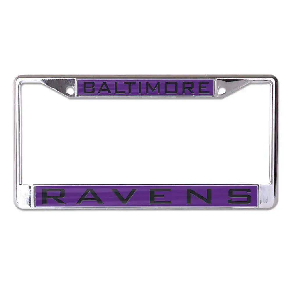 Baltimore Ravens License Plate Frame Inlaid Accents - ToylandEU™