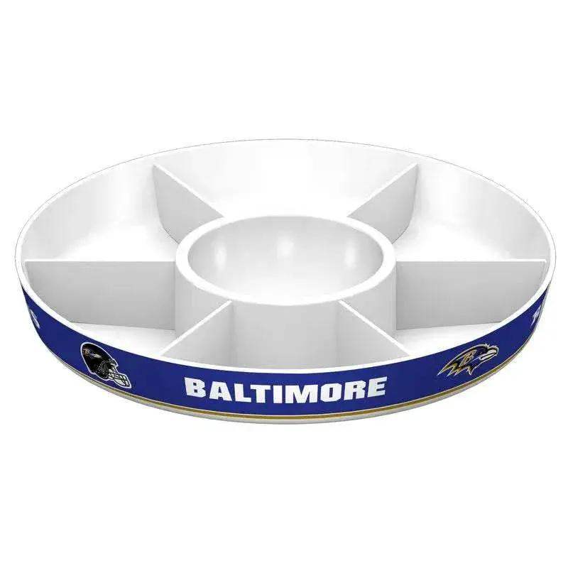 Baltimore Ravens Party Platter With Dividers And Bowl - ToylandEU™