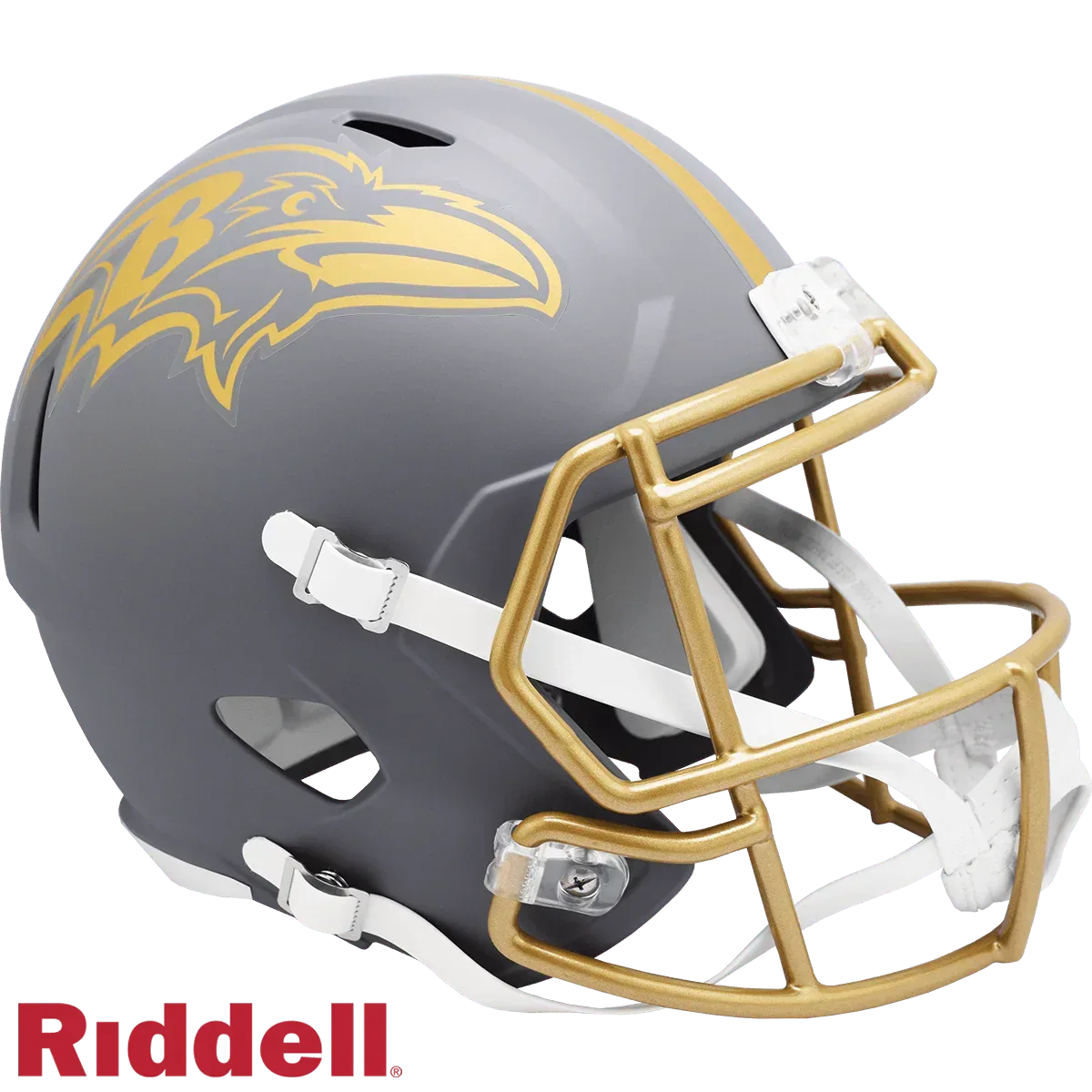 Baltimore Ravens Slate Riddell Replica Full Size Helmet - ToylandEU™