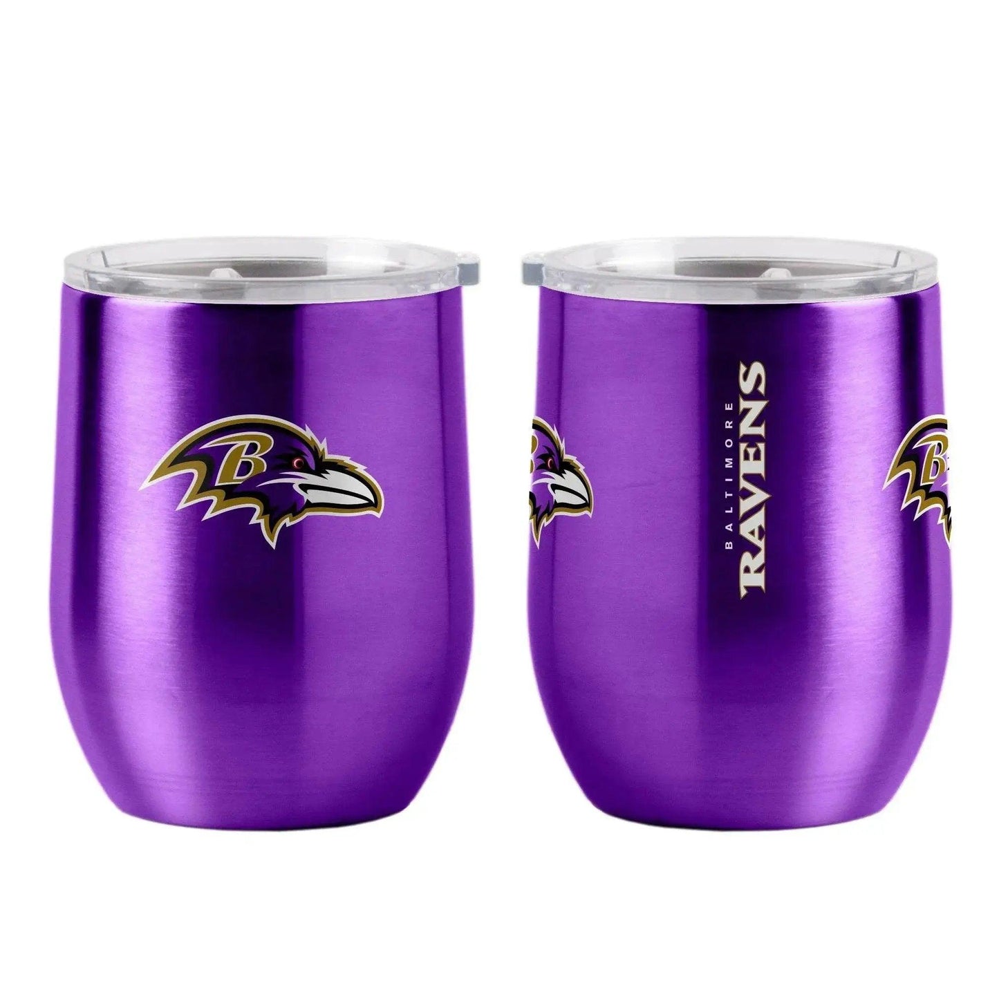 Baltimore Ravens Travel Tumbler 16oz Stainless Steel Curved - ToylandEU™