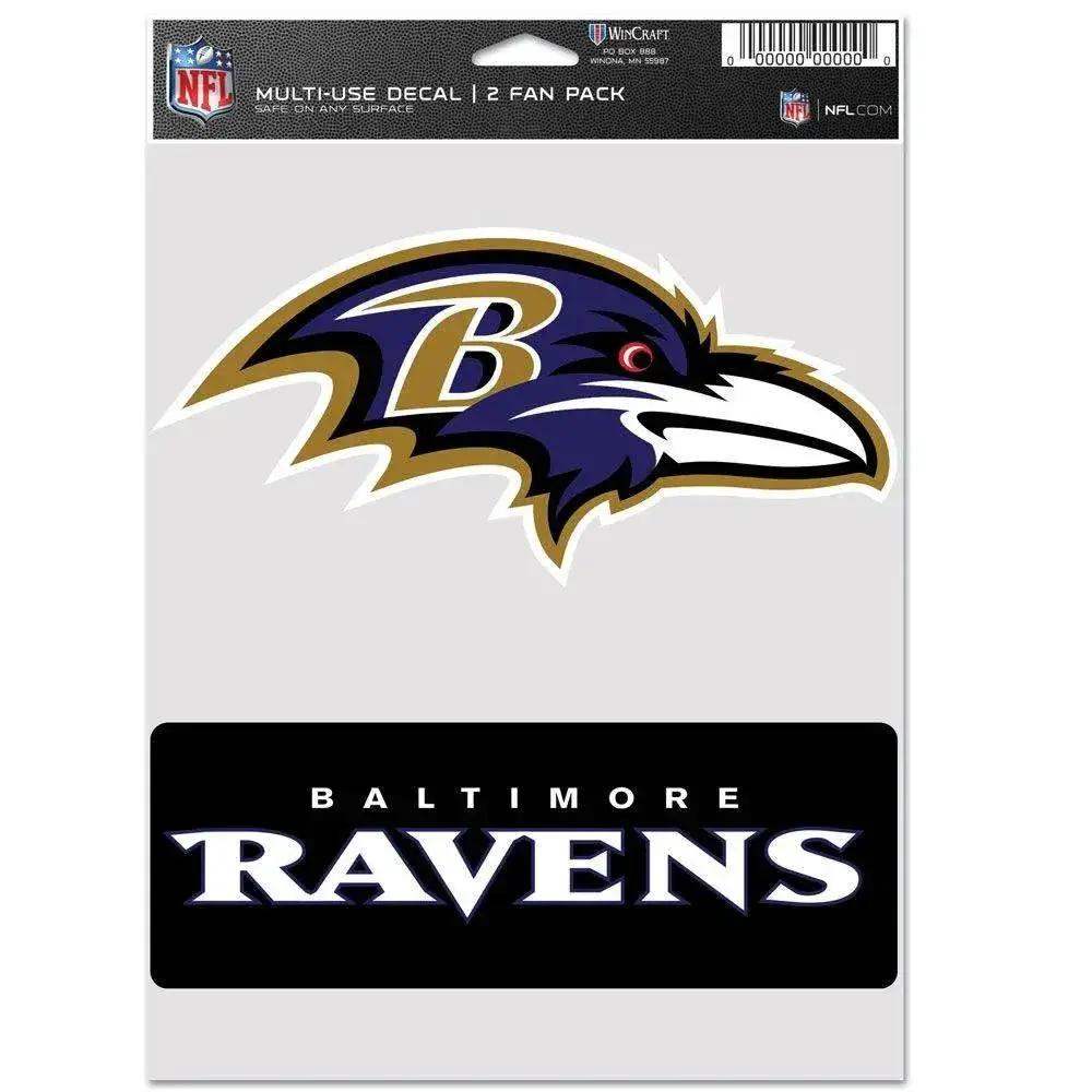 Baltimore Ravens Wincraft Multi Use Fan Decal 2 Pack - ToylandEU™