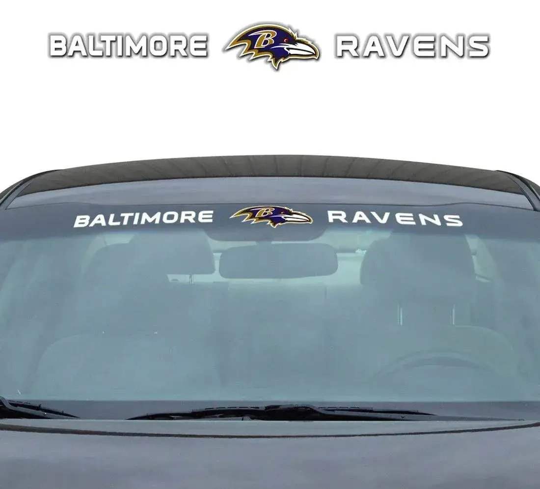 Baltimore Ravens Windshield Decal 35x4 Inches Universal Fit - ToylandEU™