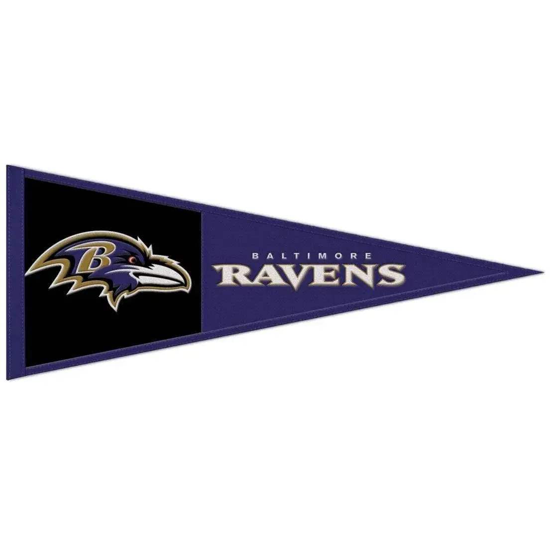 Baltimore Ravens Wool Pennant 13x32 Inches By Wincraft - ToylandEU™