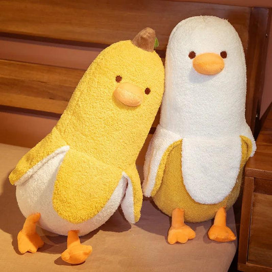 Banana Duck Plush Pillow Back Support Toylandeu™