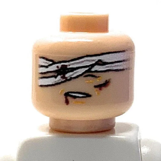 Bandaged Head Figure Part For LEGO Military Figures, Printed On Authentic LEGO Brick, Figure Compatible - ToylandEU