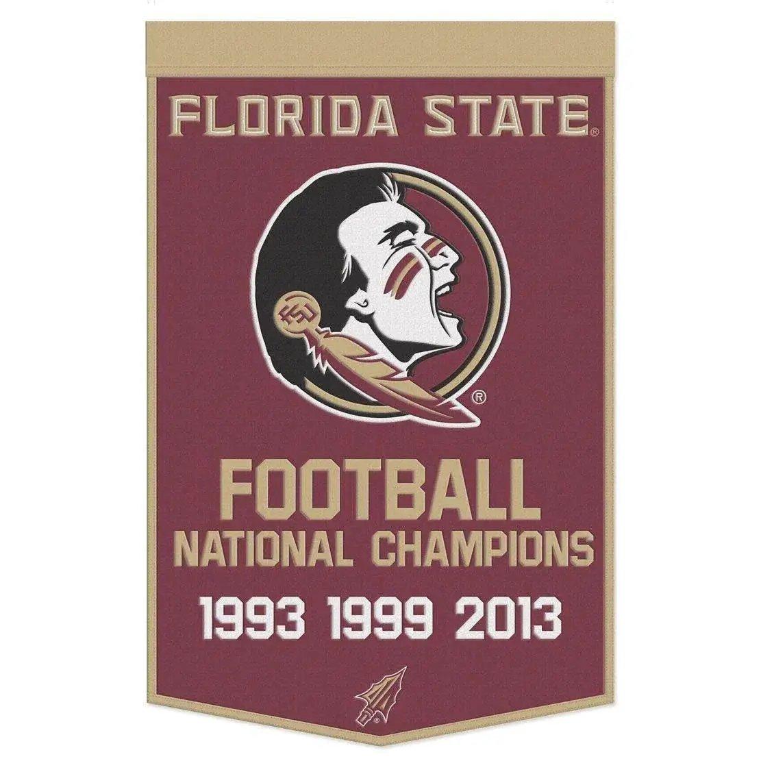 Florida State Seminoles Banner Wool 24x38 Dynasty Champ - ToylandEU™