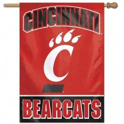 Cincinnati Bearcats Vertical Banner 28x40 Polyester Flag - ToylandEU™