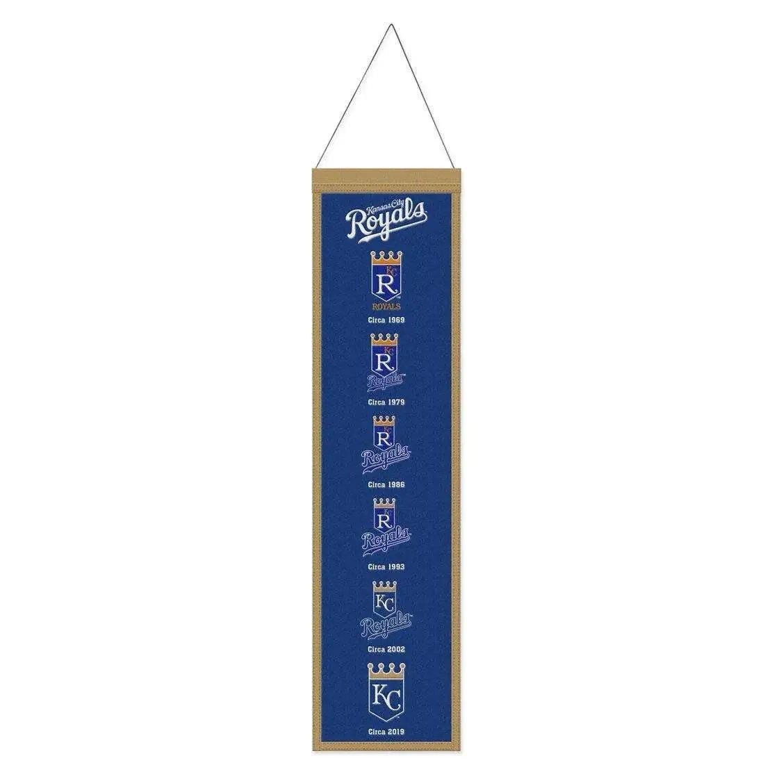 Kansas City Royals Banner Wool 8x32 Heritage Evolution - ToylandEU™