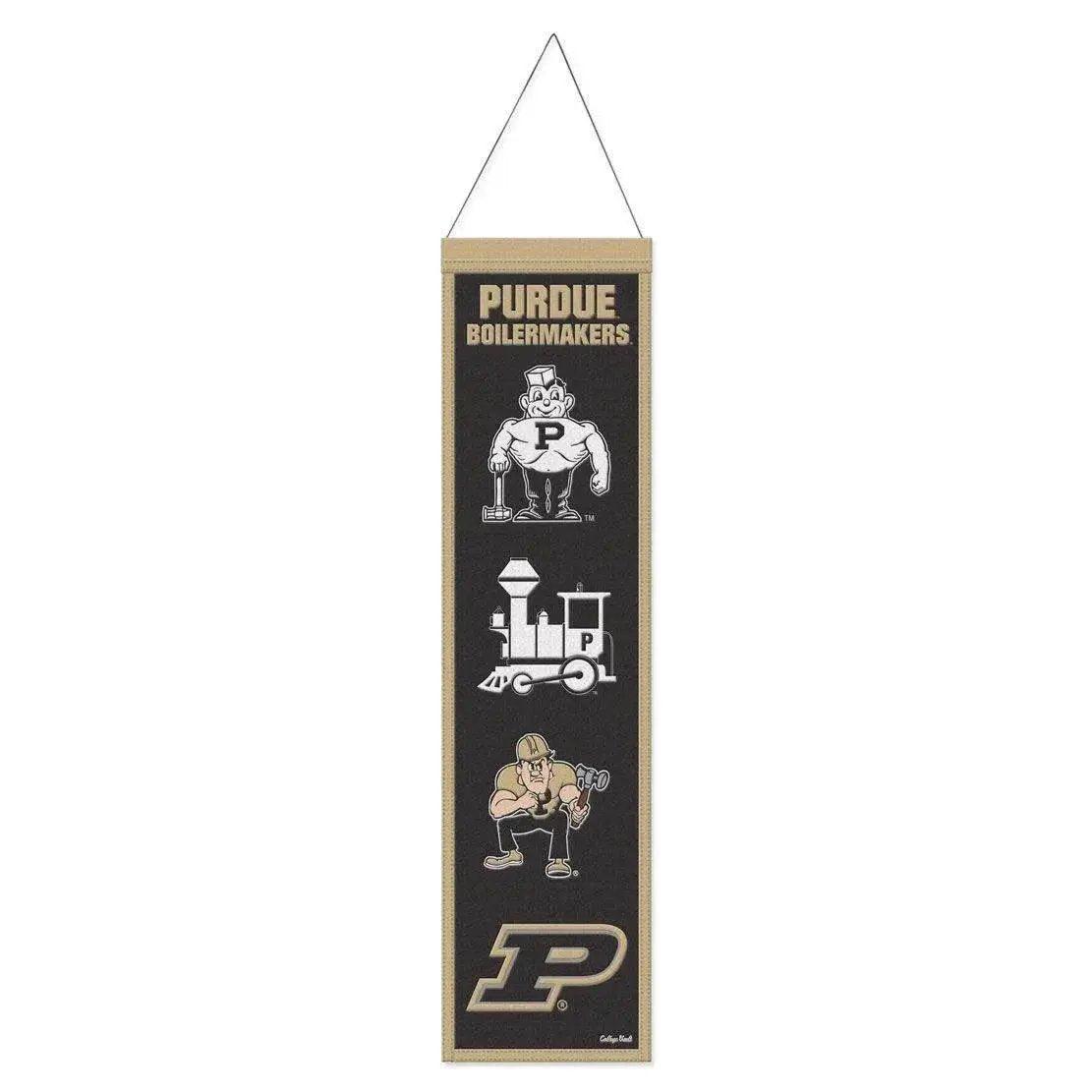 Purdue Boilermakers Banner Wool 8x32 Heritage Evolution - ToylandEU™