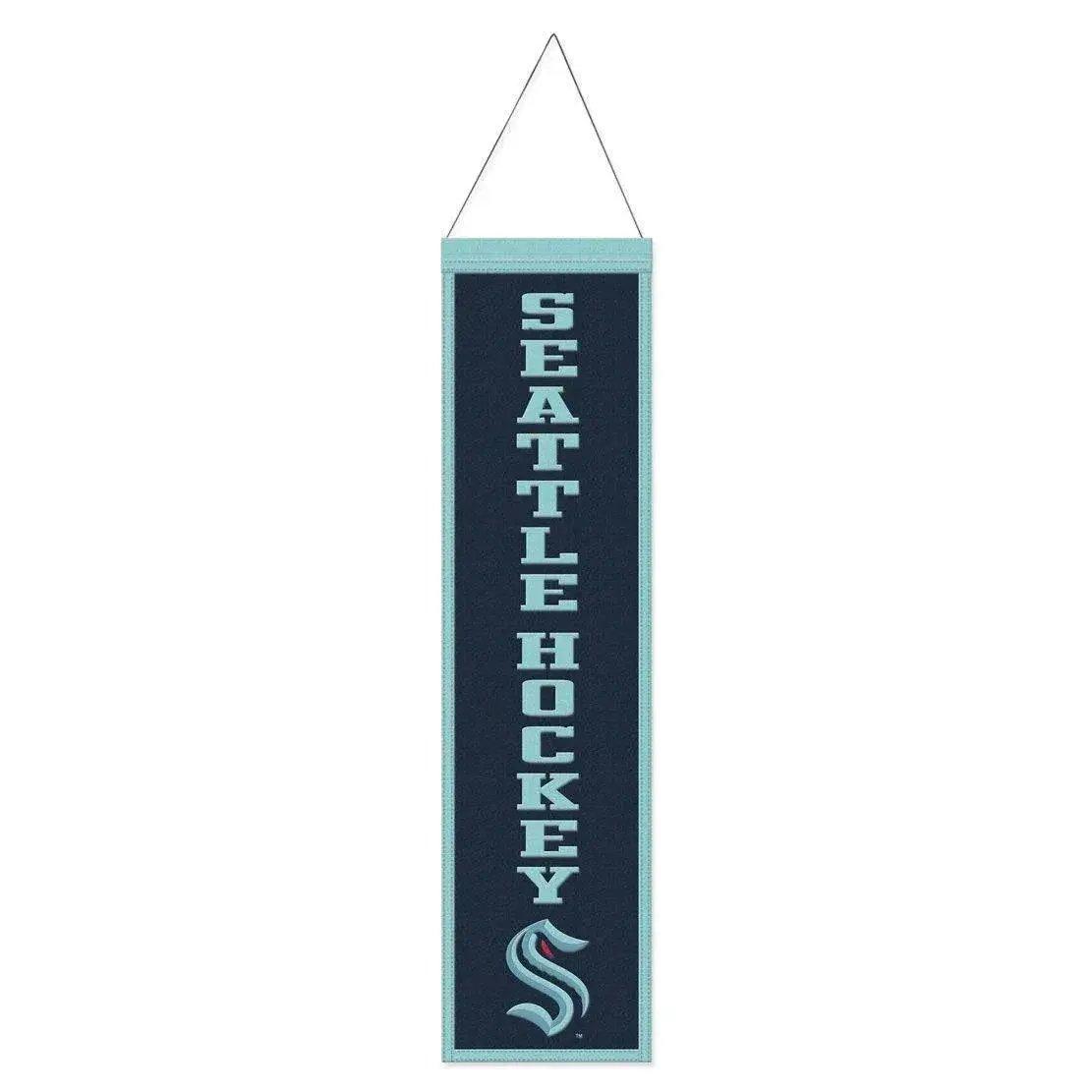 Seattle Kraken Banner Wool 8x32 Heritage Slogan Design - ToylandEU™