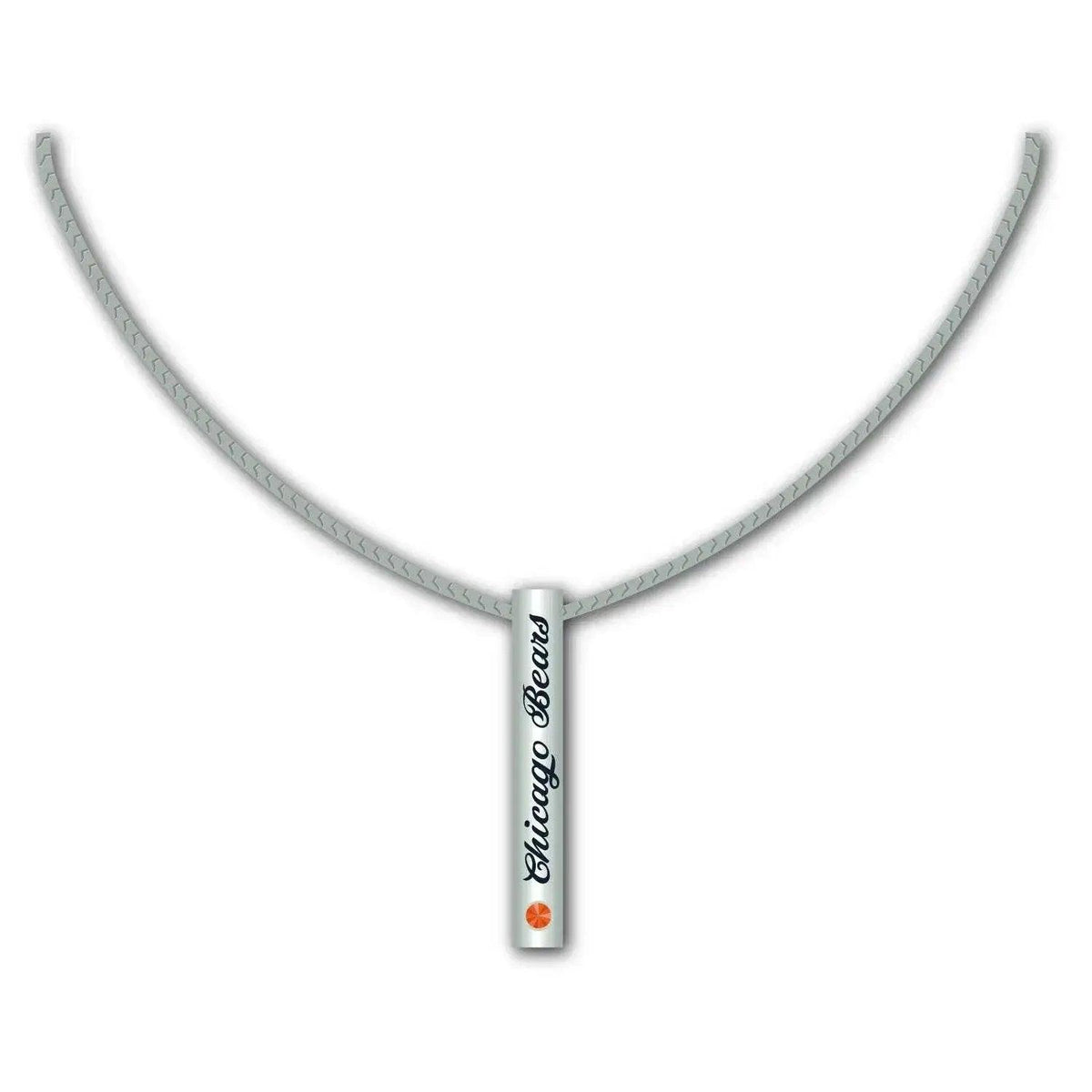 Official Chicago Bears Silver Bar Necklace for Fans Gift - ToylandEU™