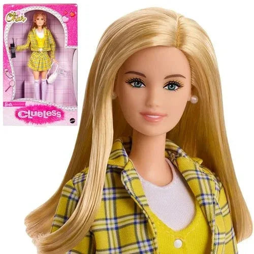 Barbie Cher Horowitz Clueless Collector Doll With Plaid Yellow Suit - ToylandEU