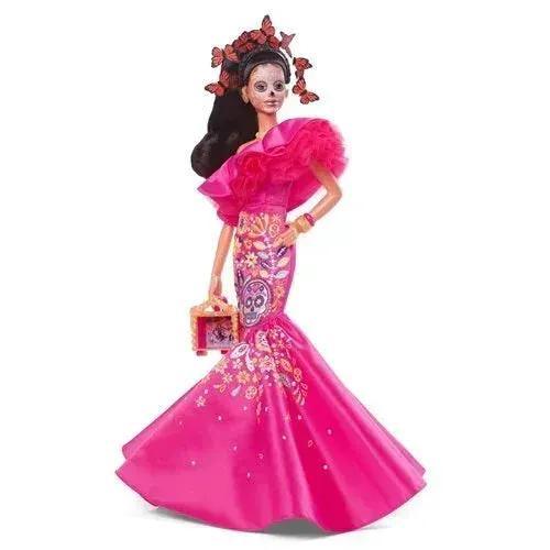 Barbie Día De Muertos Doll Colorful Sugar Skull Dress - ToylandEU™