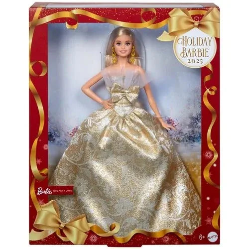 Barbie Holiday Doll 2025 Sparkling Silver Gold Gown - ToylandEU