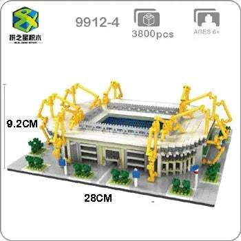 Barcelona Soccer Stadium Micro Blocks Building Set for Adults Gift - ToylandEU