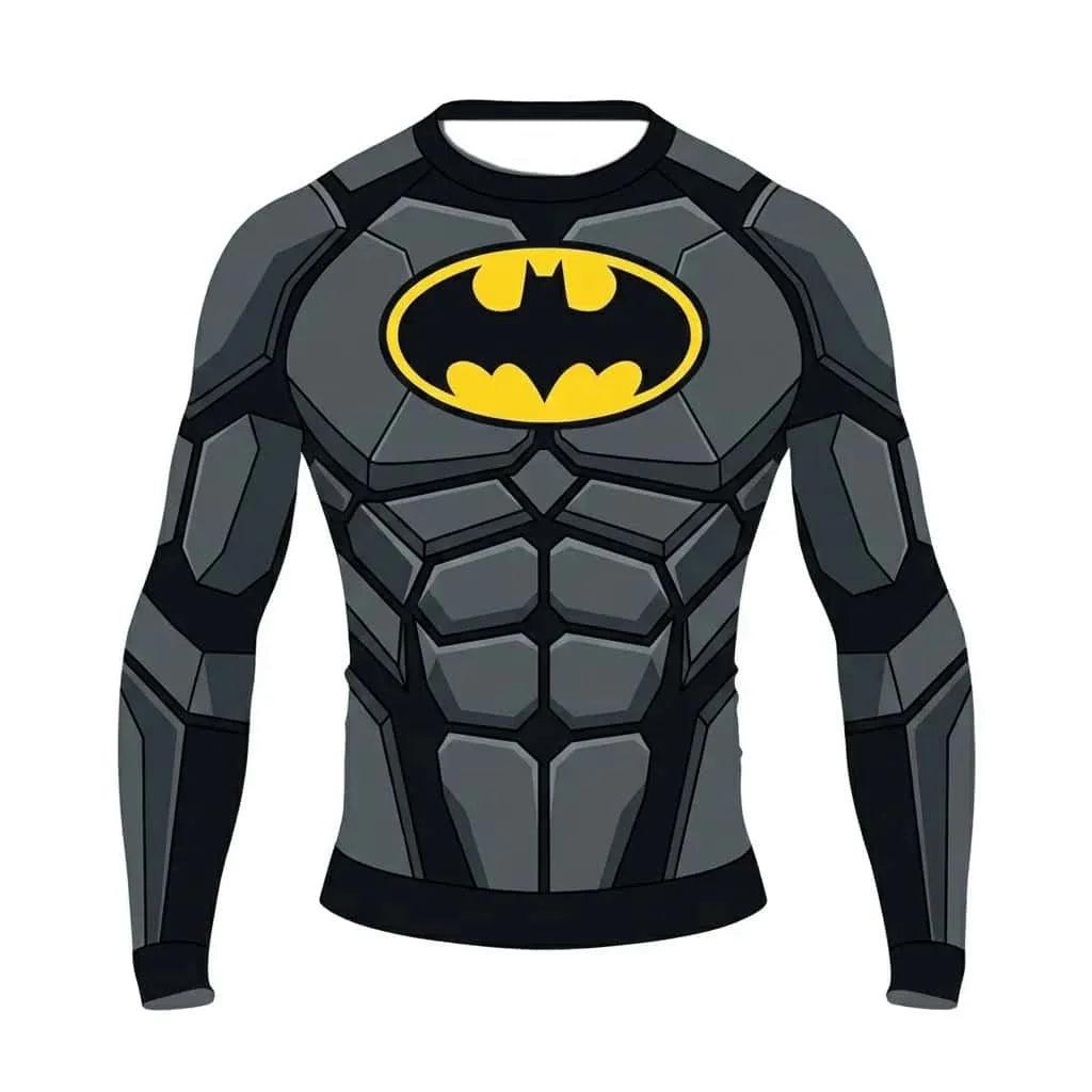 Batman 3D Printed Quick Dry Long Sleeve T Shirt Unisex