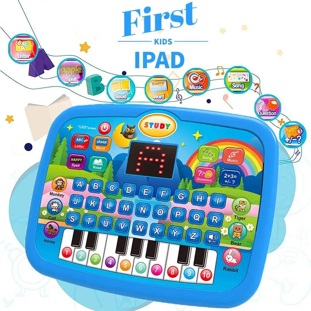 Battery Free Educational Letters Numbers Music Toy For Early Learning - ToylandEU