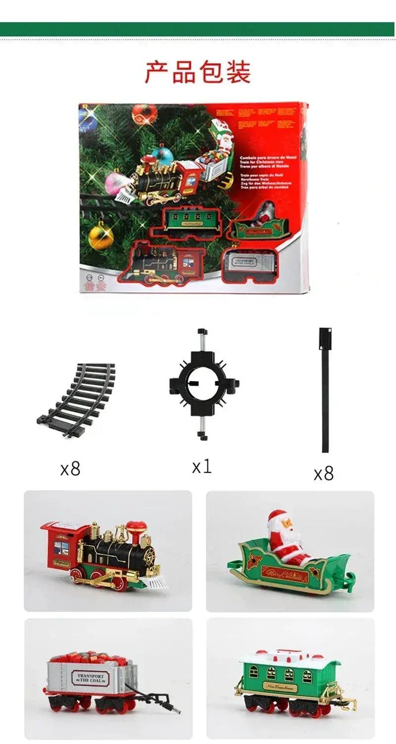 Battery Operated Christmas Train Toy With Lights - ToylandEU™