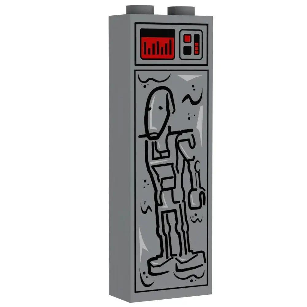 Battle Droid In Carbonite Lego Custom 1x2x5 Brick - ToylandEU™