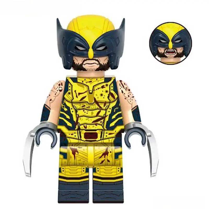 Battle damaged Wolverine from Deadpool & Wolverine Movie Lego Minifigures Custom Toys - Minifigure Toys