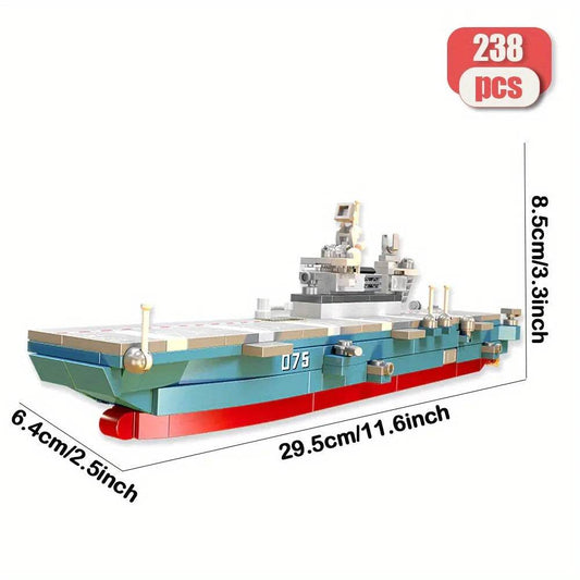 Battleship 238pcs Building Blocks Assembly Toys Ship Model - ToylandEU