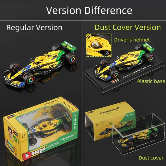Bburago 1:43 McLaren MCL38 Diecast F1 Car Monaco Limited - ToylandEU