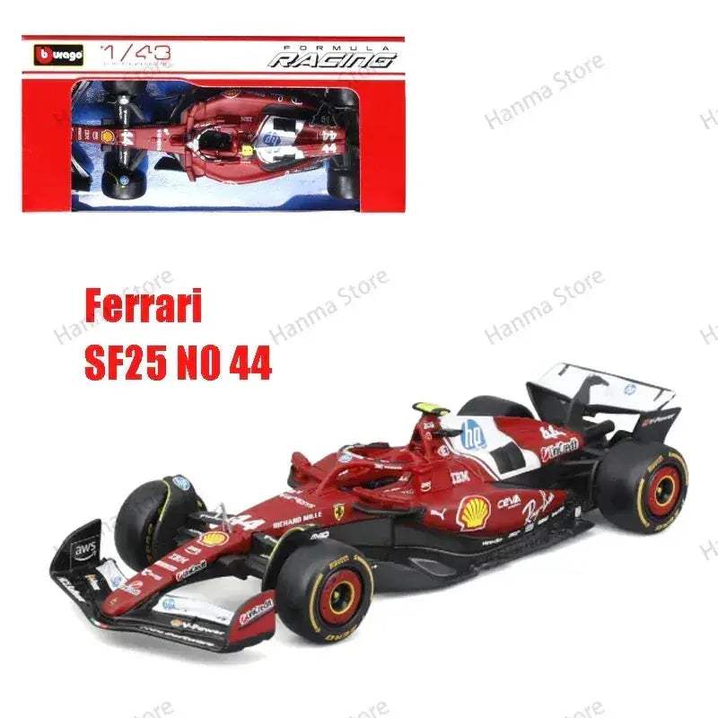 Bburago Mercedes F1 Die Cast Car Hamilton Russell Collectible - ToylandEU