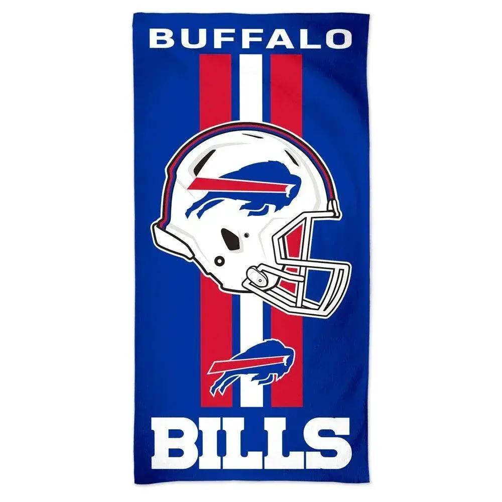 Buffalo Bills Beach Towel 30x60 Cotton Velour Front - ToylandEU™