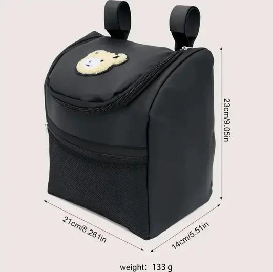 Bear-Shaped Diaper Bag With Bottle Holders Durable | DDAXMM - ToylandEU™