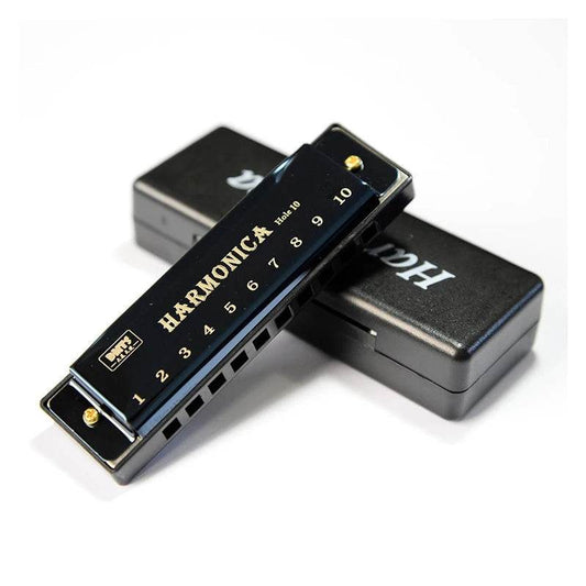 Beginner-Friendly Titanium Core 10-Hole Blues Harmonica for Kids - ToylandEU