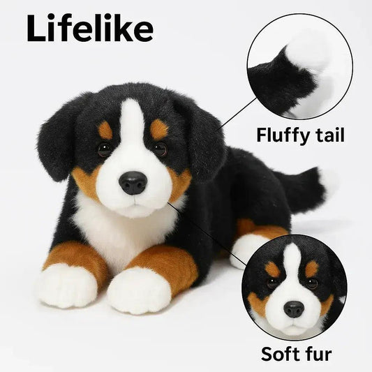 Bernese Mountain Dog Plush Toy Realistic Soft Pillow - ToylandEU™