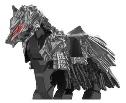 Berserk Minifigure On War Horse With Battle Armor - ToylandEU™