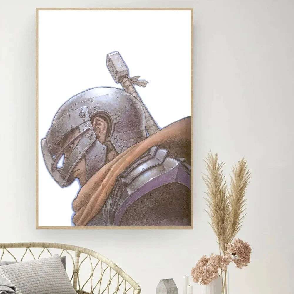 Berserk Posters, Anime Poster DIY Vintage Movie Poster Wall Art