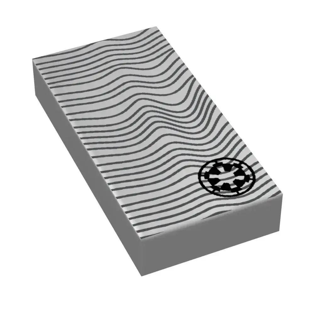 Beskar Tile Lego 1x2 Ingot With Metallic Finish - ToylandEU™