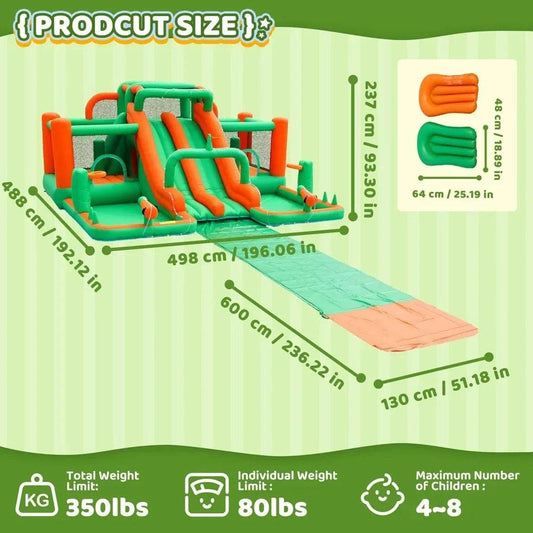 Big Water Slide for Kids Inflatable Waterslide Bouncy House - ToylandEU