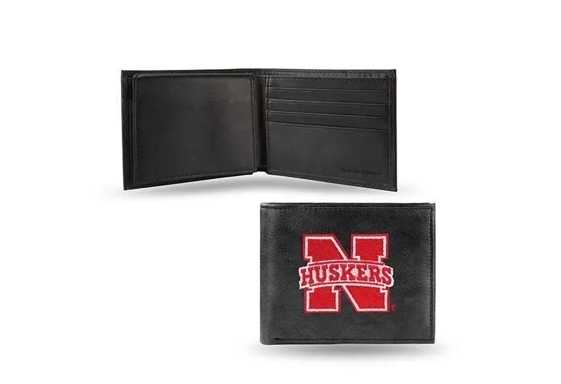 Nebraska Cornhuskers Embroidered Leather Billfold Wallet - ToylandEU™