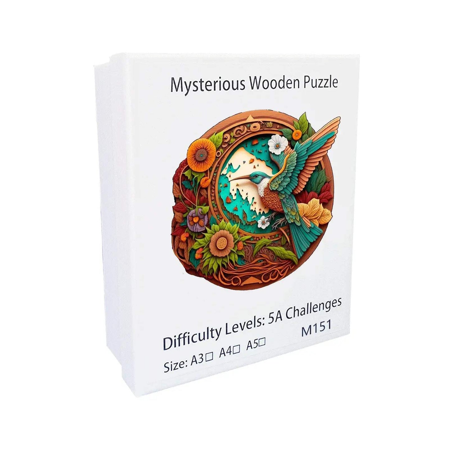 Bird Pattern Wooden Puzzle For Family Fun Durable - ToylandEU™