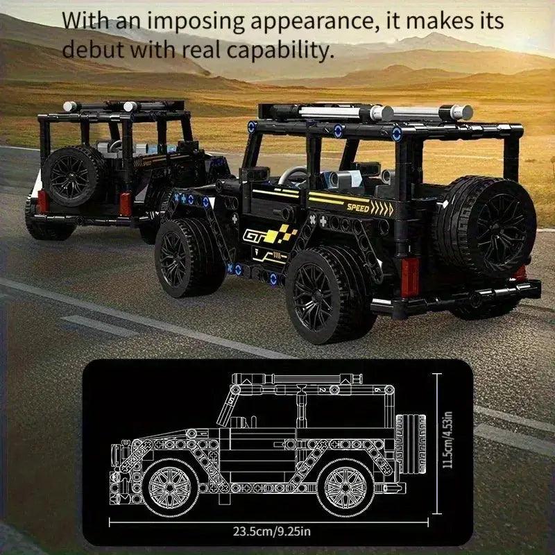 Black Car Building Blocks Lego Compatible Ideal Gift - ToylandEU™