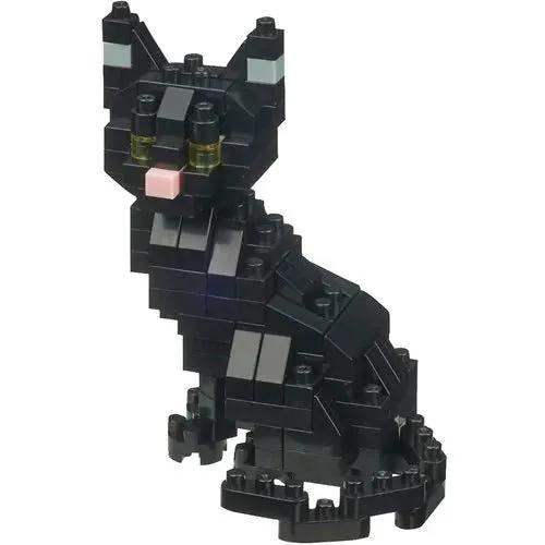 Black Cat Nanoblock Constructible Figure - ToyShnip