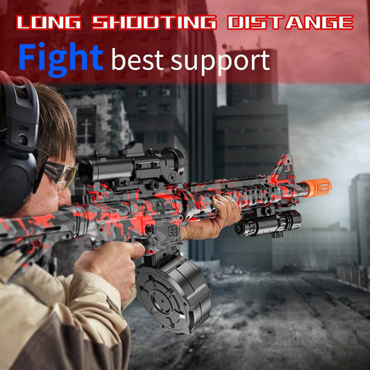 Blaster With Drum Automatic Dual Mode Blaster For Outdoor Activities Perfect For Team Games And Christmas Gifts - ToylandEU