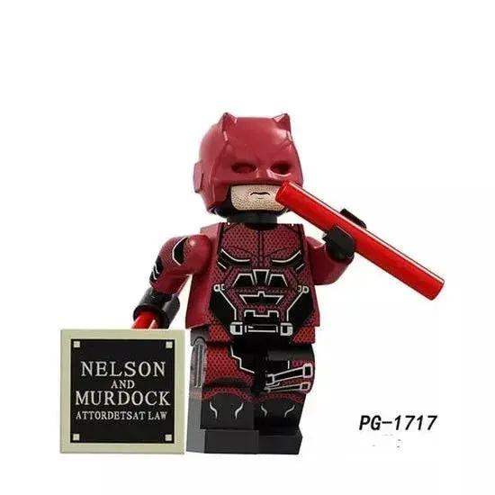 Blind Vigilante Custom Minifig with Book - ToylandEU