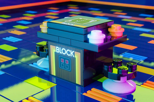 LEGO Arcade Cabinet Two Player Cocktail Machine With Custom Decals - ToylandEU