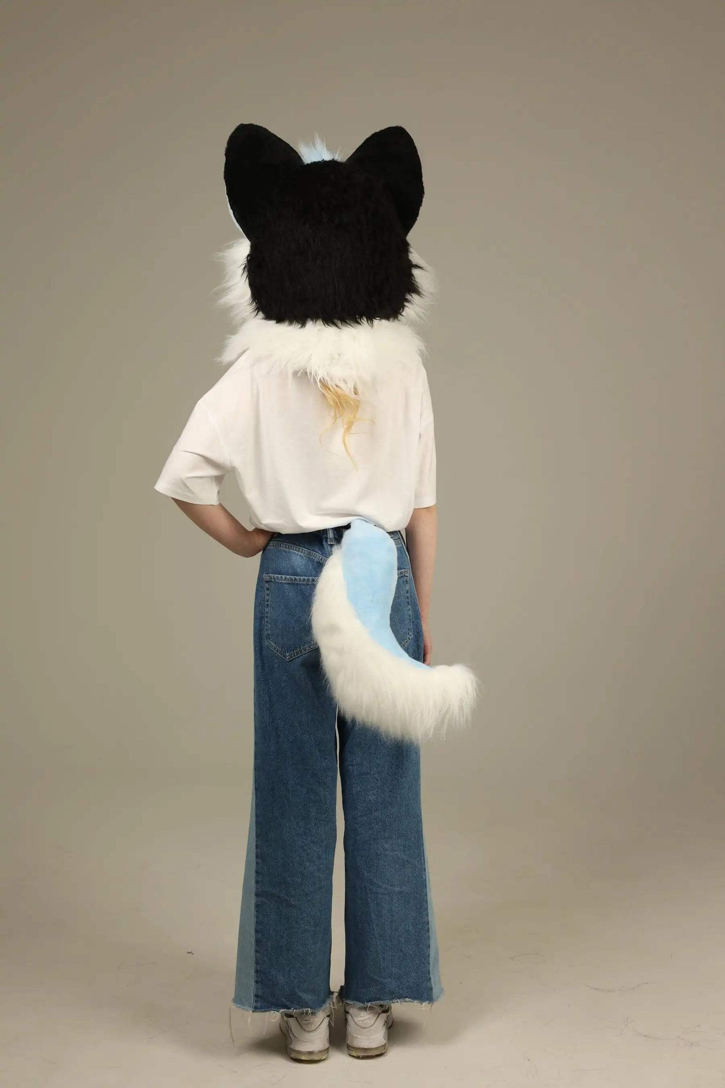 Blue Husky Fursuit Head And Tail Mascot Costume Premium - ToylandEU™